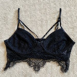 Tillys Black Lace Bralette